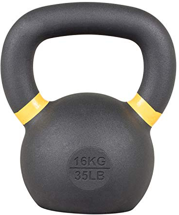 LifeLine Fitness Kettlebells – Mehrere Gewichtsoptionen – Premium-Qualität Trainingsgeräte für Ganzkörper-Workouts – rutschfeste, lückenfreie Oberfläche – pulverbeschichtet, Glatte Griffe