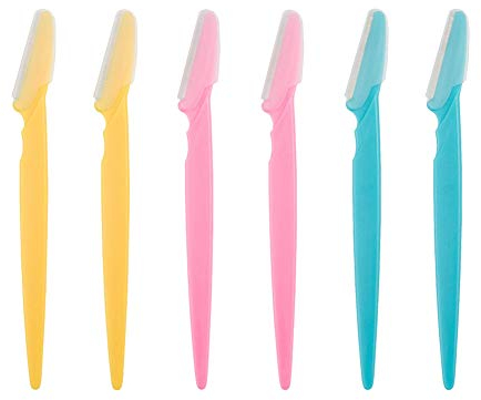 Augenbrauenrasierer, Augenbrauen Rasierer Trimmer, Gesicht Rasiermesser, Dermaplaning Rasierklingen Beauty Eyebrow Shaper Razors Damen 6 St