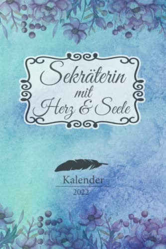 Sekräterin Kalender 2022: Geschenk Wochenplaner,Terminkalender 2022 für Ausbildung,Frisöse,Haarstylistin. Geschenkidee zu Weihnachten unter 10 Euro ... Jahresplaner,Taschenkalender und Planer