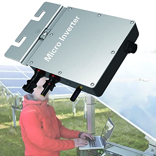 WiFi Control Micro Wechselrichter 300W/350W,Grid Tie Wechselrichter,Smart Grid Inverter,IP65 Wasserdichter Solar Grid Tie Inverter,MPPT/Reine Sinuswellenausgabe,300W
