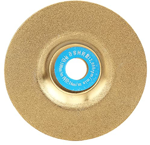 Disco Abrasivo Diamantato 4 Pollici per Taglio Vetro e Metallo, Adatto per Ceramica, Acciaio Inox, Legno, Alluminio, Pietra - 100x16 mm