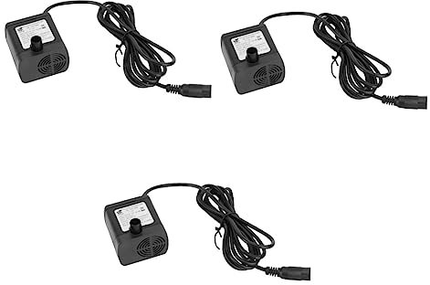YARNOW Pompe Submersible Pour Fontaine D'étang 3 Pièces 12 V Énergie Solaire Faible Bruit Facile À Détacher Convient Pour Les Fontaines Les Jardins Et Les