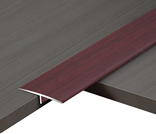 Selbstklebende Teppich-Zierleiste Übergangsstreifen, glatte Nahtabdeckung von Holz zu Fliesen, rustikale, schneidbare Kantenverkleidung für Teppichböden, Lücken aus Metall und Aluminiumlegierung, fla