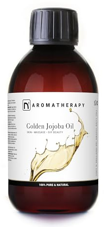 n2 Aromatherapy Jojoba Oil - 225 millilitre - for Hair Growth, Skin, Massage, Face, Nails, Scalp, Body, DIY Beauty and Aromatherapy