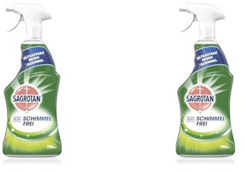 Sagrotan Schimmel Frei – Schimmelentferner für eine gründliche Oberflächenreinigung – 1 x 750 ml Sprühflasche (Packung mit 2)