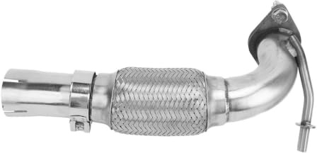 Catalytic Converter Exhaust Flex Pipe Stainless Steel Manifold for Ford Fiesta 1.0 MK7 MK7.5 2008-2016 Replacement