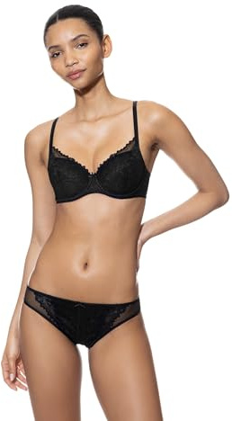 Mey Dessous Serie Fabulous Damen Spacer-BHS Schwarz (75A)