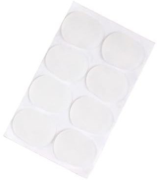 ULDIGI 8 Stück Silikon Mundstück Pads für Alt Saxophon und Bassklarinetten Mundstück Weiß Schützt Zähne und Vibrationen
