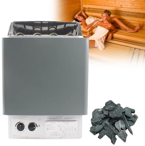 KYZTMHC Riscaldatore Elettrico per Sauna, generatore di Vapore, Stufa elettrica per Sauna a Vapore Secco, Accessorio per Bagno Turco(3KW/220V)