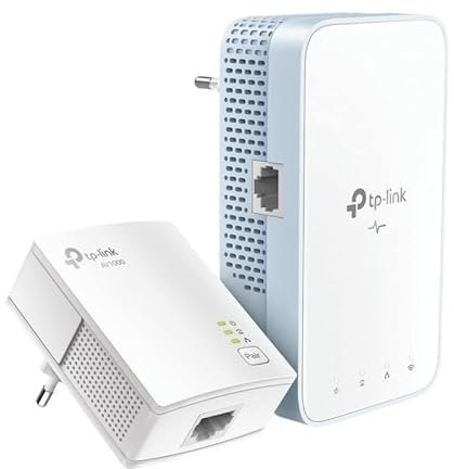 Adaptateur Powerline - Kit d'adaptateurs Powerline WiFi 1000 Mbps, 3 Ports Ethernet, Plug & Play, Configuration Facile, Efficace et Compact