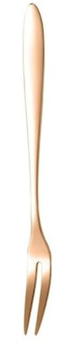 SLEDEZ Fruit Forks Stainless Steel Fruit Forks Dessert Two Tines Forks Home Catering Forks(Colour 3)