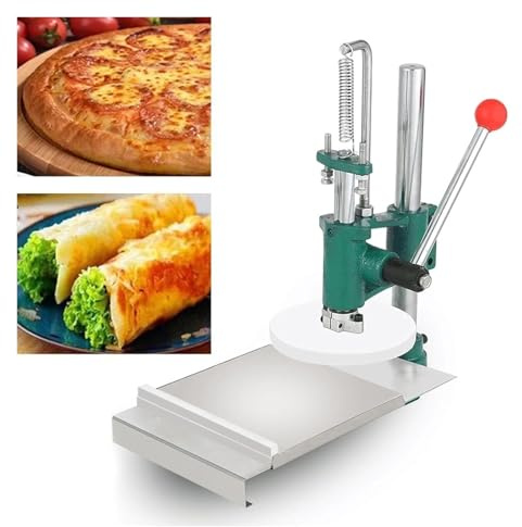 Presse à Pâte à Pizza, Presse à moules for la fabrication de tartes à la main, de croûtes à pizza et de petits pains moelleux(20cm)