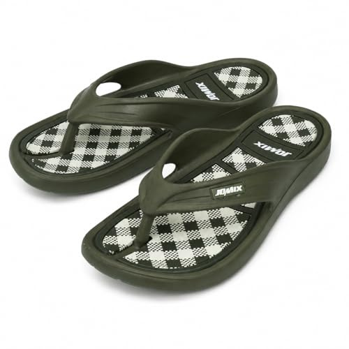 CLEIKS Infradito Uomo Estive da Mare e Piscina Ciabatte Uomo con Plantare a Quadri Suola Leggera Antiscivolo Sandali Casual Comfort per Spiaggia Casa Doccia Vacanza e Tempo Libero MEI260382IT