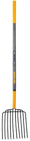 Ensilage Fork, Wood Handle Material, 48 Handle Length, Width of Tines 1/4, Length of Tines 10