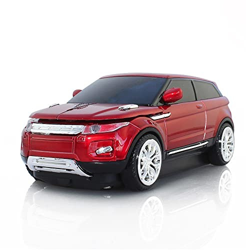 ECOiNVA for Land Rover Wireless Sports Car Mouse 2.4GHz Nano USB AAA Battery 1600DPI Desktop Laptop Computer Mouse Mice (Red)