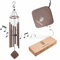 BLESSEDLAND Carillons éoliens-6 Tubes Creux en Aluminium, 28 Wind Chime Garden Cuivre Vein