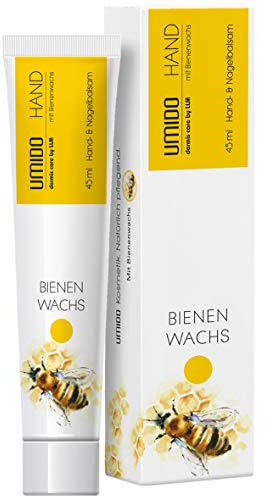 4 Stück Set Aktion UMIDO Hand- und Nagelbalsam Set 45 ml Bienenwachs | Handlotion | Handcreme | Pflegecreme | Lotion | Hautpflege | Handcreme Set