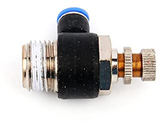 Raccords de tuyauterie d'irrigation de sprinkler d 10pcs 1/2 pouce Threau externe Pneumatique Diamètre intérieur Diamètre intérieur 6mm / 8mm Valve de régulation de la vanne de contrôle de la vanne de