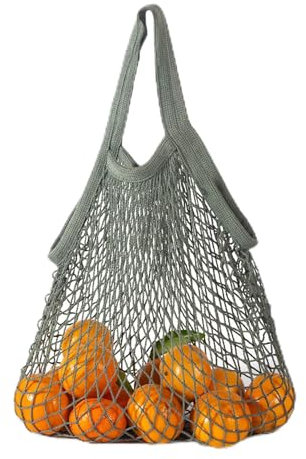 einkaufsnetz Netz Einkaufstasche，netztasche，Einkaufstaschen Netze Tasche aus Baumwolle Tote Mesh Woven Net Umhängetasche für Sandspielzeug, Obst, Gemüse,Shopping Wiederverwendbar