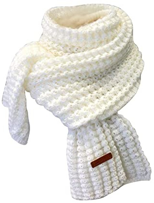EHOTER Bufanda para mujer, bufanda de punto de invierno, bufanda de moda para mujer, bufandas largas, vintage, bufanda grande, suave y cálida, lana engrosada