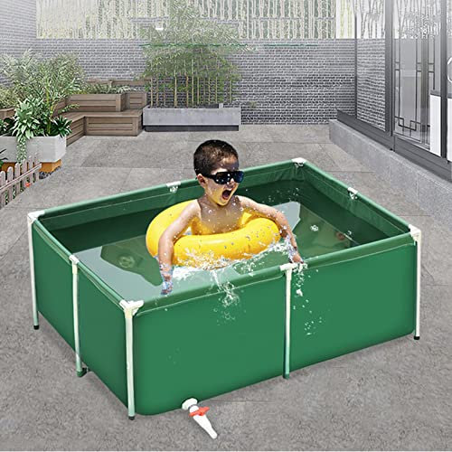 Piscine Hors Sol/ Cadre Piscine Piscines Hors Terre Ultra / Piscine À Ossature en Acier - pour Jardin Extérieur / Arrière-Cour, Mini Piscines À Cadre Vert - Petite Piscine en Acier, Spa Piscina, 3m /