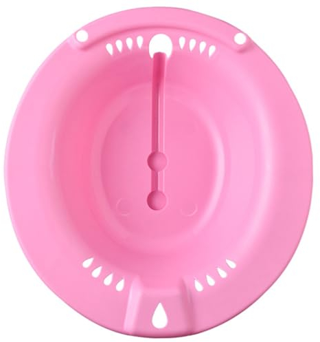 minkissy 1Stk Bidet شطافة حمام sitzbadewannen faltbare Wanne Sitzbecken Sitzbad Pflegebecken -Waschbecken Zur Toilette Toilleten Sitz Hintern Becken ältere pp Rosa