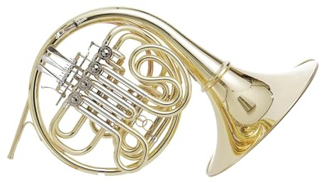 Bb/F 4 Tasten Doppel Gold Waldhorn Edelstahl Kolben Material