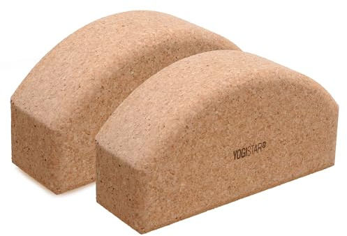 Yogablock yogiblock® halbrund - cork - 2er-Set