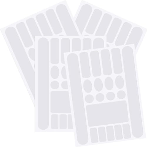 SULIUDAJI 4 Protezione per porta, protezione da parete, protezione per porta, paraurti, protezione da parete riutilizzabile,per casa e ufficio Telaio della Bicicletta Adesiva in Carbonio