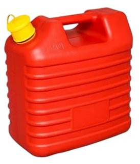Bensinkanner Plast reservbensintrumma 5L 10L förtjockad Explosionssäker Högkapacitet liter bil reservbränsletank Bränsleburk(10L)