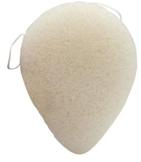 Ipetboom 10pcs Natural Facial Cleanser Sponges Face Exfoliator Pad for Face Cleaning Water Drop-shaped Sponges Vegan and Biodegradable