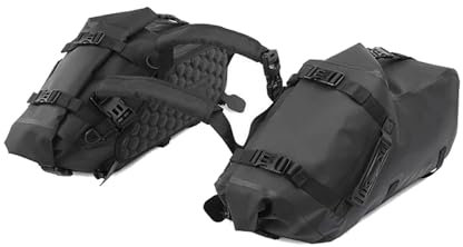 GuyAna Satteltaschen Paar Motorrad-Satteltaschen Mit Großem Fassungsvermögen, 18 L, Zubehör, Rucksack, Seitengepäcktasche, Aufbewahrungsseitentasche, Heckaufbewahrung Für Yamaha für Reisen