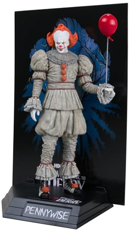 McFarlane It: Welcome to Derry Movie Maniacs PVC Statue Pennywise (Gold Label) 16 cm