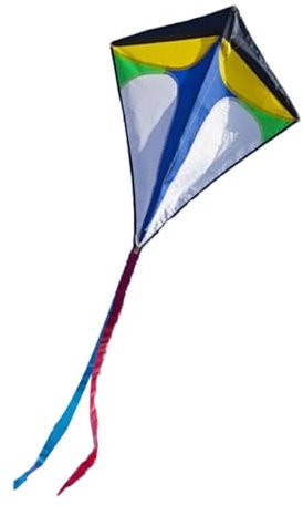 Kinderdrachen mit Griff und Flugleine, 68 x 78 x 3 cm, Einfach zu Fliegen, für Outdoor-Aktivitäten (1)