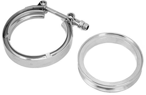 Kit de Banda de Brida V de Pipa de 4 Pulgadas para Turbo -SXE -SXE 00SX -Juego de Brida de Estampado de Escape de Acero Inoxidable