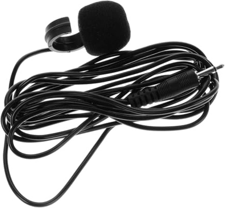 Abaodam Instrument Pickup Microphone Lavalier Mic Mini Mic Wired 1.5m for Flute Harmonica Ocarina Saxophone Wind Instrument Audio System