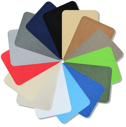 15 PCS Iron On Patches for Clothing, 7.5CM*10.5CM Cotton Iron-on Repair DIY Patches, Inside & Outside Fabric Patches Iron-on for Denim Jean Clothes Bags Repair Decorating - Size 3 by 4-1/4