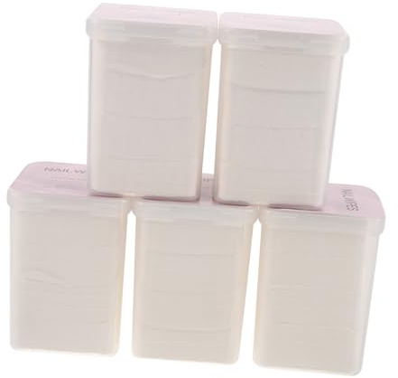 minkissy Nagelreiniger-blätter Aus Baumwolle Fusselfreie Gel-nagellackentferner-pads Nagelreinigungstücher Für Nailart Nagelreinigungspad Zum Entfernen Von Nagellack