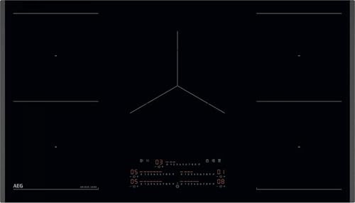 AEG TK95IN00FB Piano Cottura Induzione 90 cm, 5 Zone, Bridge e Hob2Hood