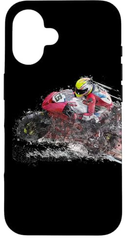 Carreras de Motos | Cambio de Marcha Moto Sportbike Carcasa para iPhone 16