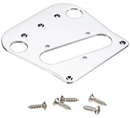 Guitar Bridge Plate Metal Construction B5 B50 Enhanced Stability Direct Replacement No Drill Replacement Parts