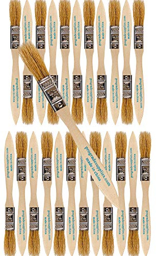 Pro Grade - Chip Paint Brushes - 24 Ea 1/2 Inch Chip Paint Brush Light Brown