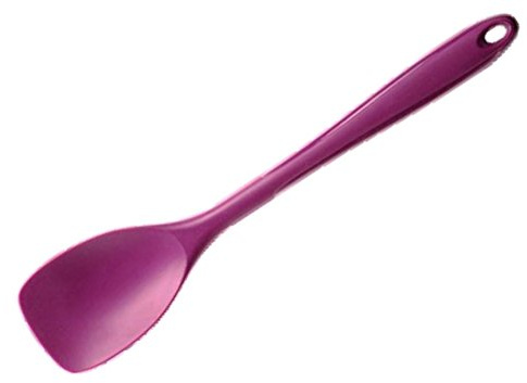 Kochblume Flexlöffel L | Premium-Silikon | Hitzebeständig | Spülmaschinenfest | 30cm | Farbe: lila