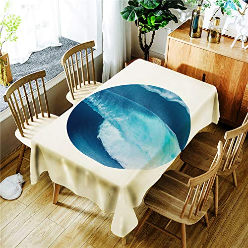 FANSU 3D Tischdecke Abwaschbar, Polyester wasserdichte Rechteckige Pflegeleicht Eckig Halloween Tischtuch Fleckschutz Schmutzabweisend (150 * 210,B)