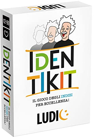 Ludic Identikit Il Gioco Degli Indizi Per Eccellenza It51104 Gioco Di Società Formato Viaggio Per 1+Giocatori