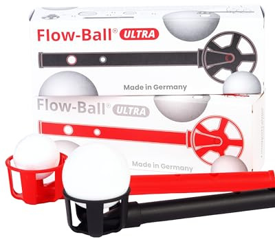 Flow-Ball ULTRA Atemtrainer zur Optimierung Einer konstanten Luftsäule I 8 Verschiedene Widerstände I Atemtrainingsgerät für lockere Atemübungen I Lungentrainer für Junge & ältere Menschen