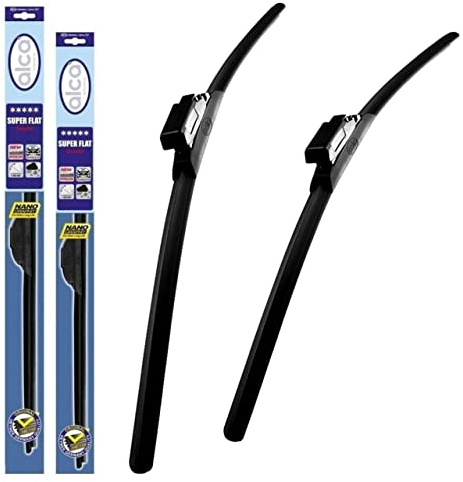 Fits Mercedes EQA 2021-on Alca Germany Super Flat Wiper Blades Replacement Set 2619 ASF2619TLM