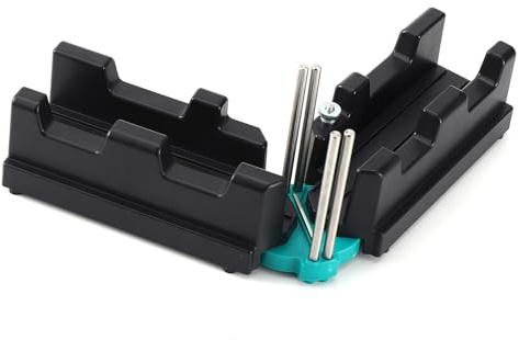 2 in 1 Mitre Measuring Cutting Tool, Miter Saw Protractor Measuring and Sawing, Mitre Angles Cutting Corner Clamp 85-180°Angle Measuring Tool for Home Improvement Carpentry Work