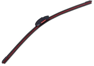 1 limpiaparabrisas de doble banda de goma for automóvil con gancho universal en forma de J/U. Escobillas limpiaparabrisas for automóvil.(13inch)