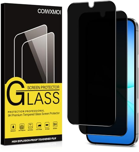 Coiwxmoi Privacy Pellicola Protettiva per Samsung Galaxy A17 2 Pezzi Vetro Temperato Anti-spia Durezza 9H Senza Bolle Anti-Graffio Ultra Resistente Anti-Spy Anti-Impronta Protezione Schermo